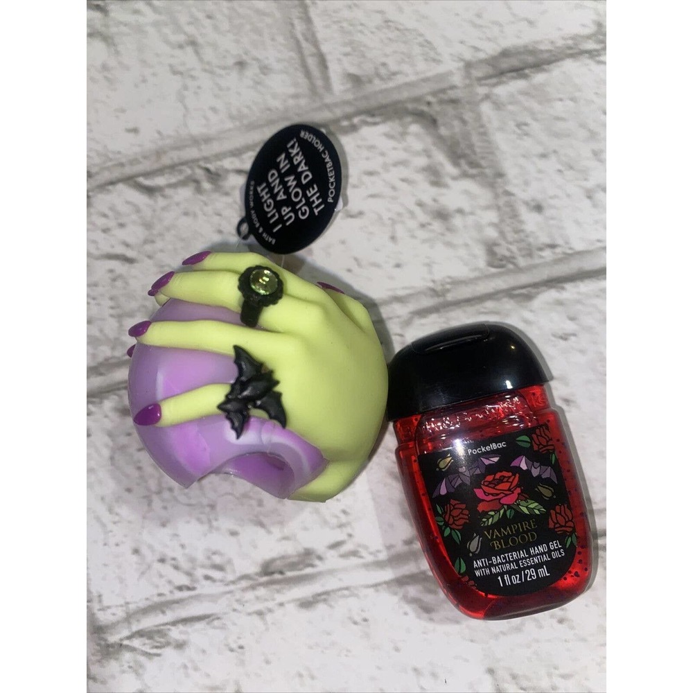 Bath & Body Works Halloween 2023 LED Crystal Ball Pocket* Bac Holder Keychain